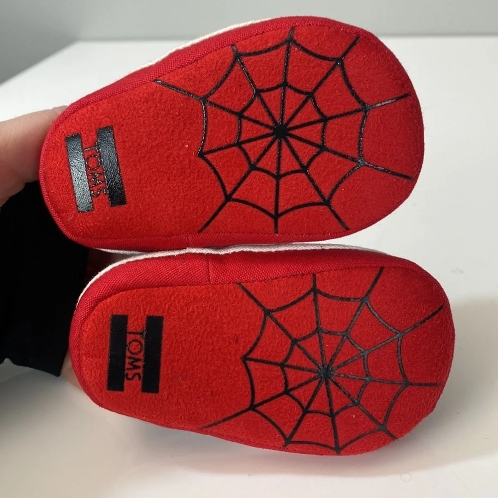 Toms x Marvel Spider-Man Baby Lima Shoes Size T3